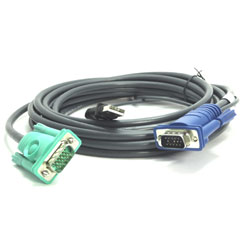 CABLE PIEUVRE POUR KVM LONG. 5 Mtres