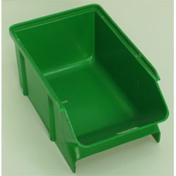 CASIER PLASTIQUE VERT  85 x 135 x 57mm