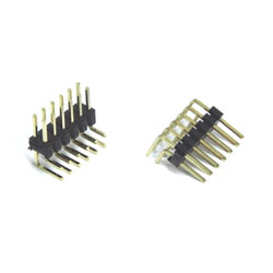 BARRETTE MALE 2x6Pts 2-54 CI COUDE 100 P