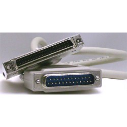 CORDON SCSI MINI D68 M-SUB D 25pts M