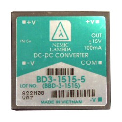 CONVERTISSEUR  5Vdc >>> +/- 15Vdc/100mA