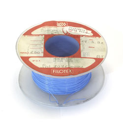 CABLE WRAPPING AWG26 0,12mm BLEU