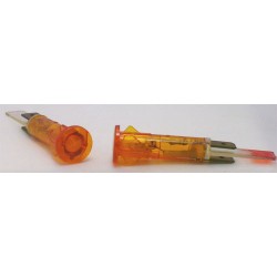 VOYANT NEON ROND 220V ORANGE--- 2 PIECES