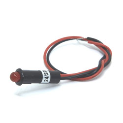 VOYANT LED 5mm ROUGE 24-28Vdc LOT 2P