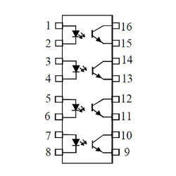 TIL193 DIL-16 ROHS ISOCOM