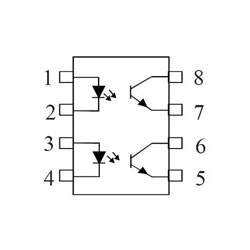 TLP321-2XSMX SO-8 ROHS ISOCOM