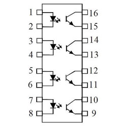 TLP321-4X DIL-16 ROHS ISOCOM