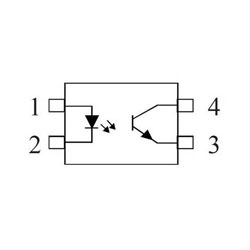 TLP521-1XSM SO-4 ROHS ISOCOM